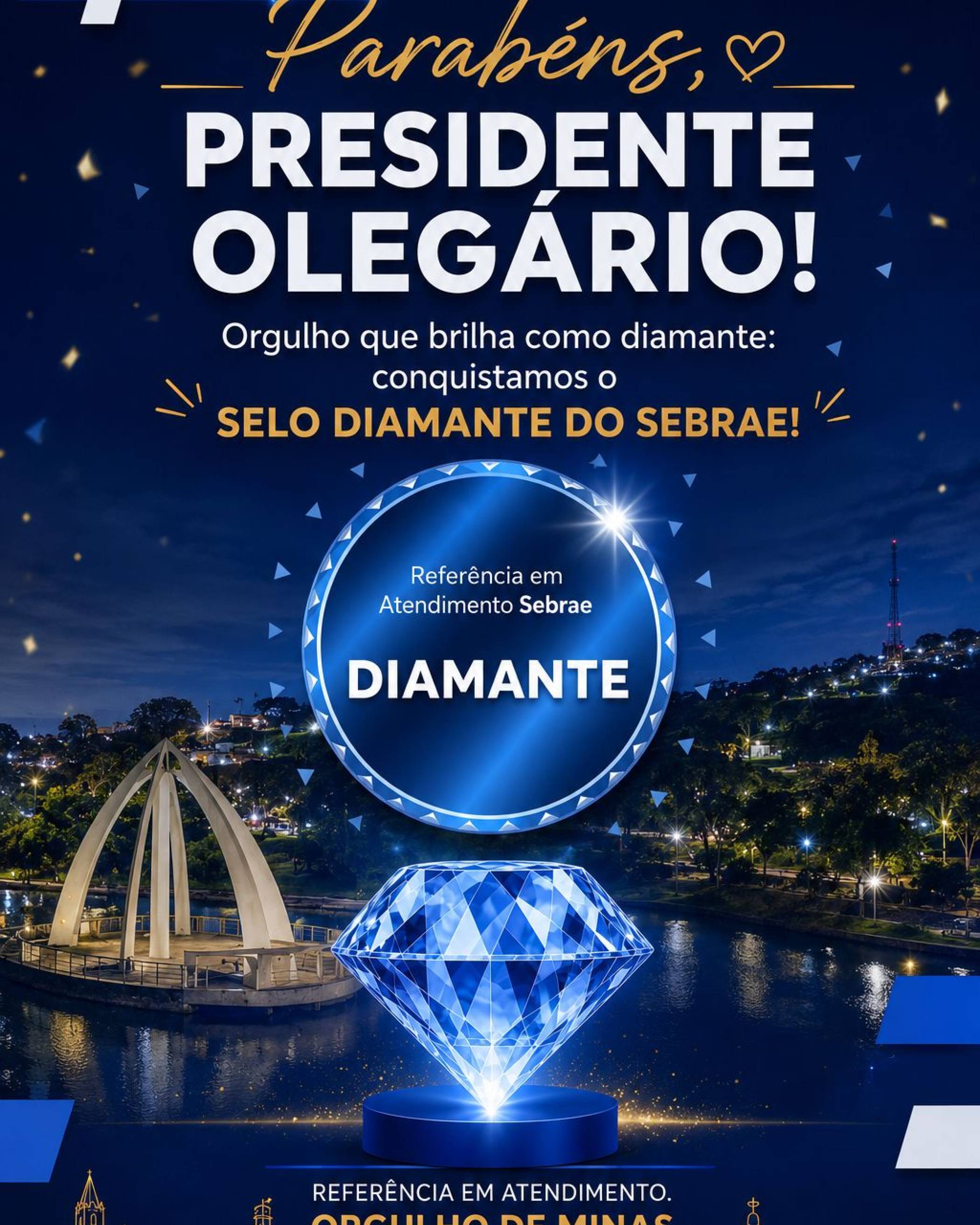SALA MINEIRA CONQUISTA SELO DIAMANTE DO SEBRAE